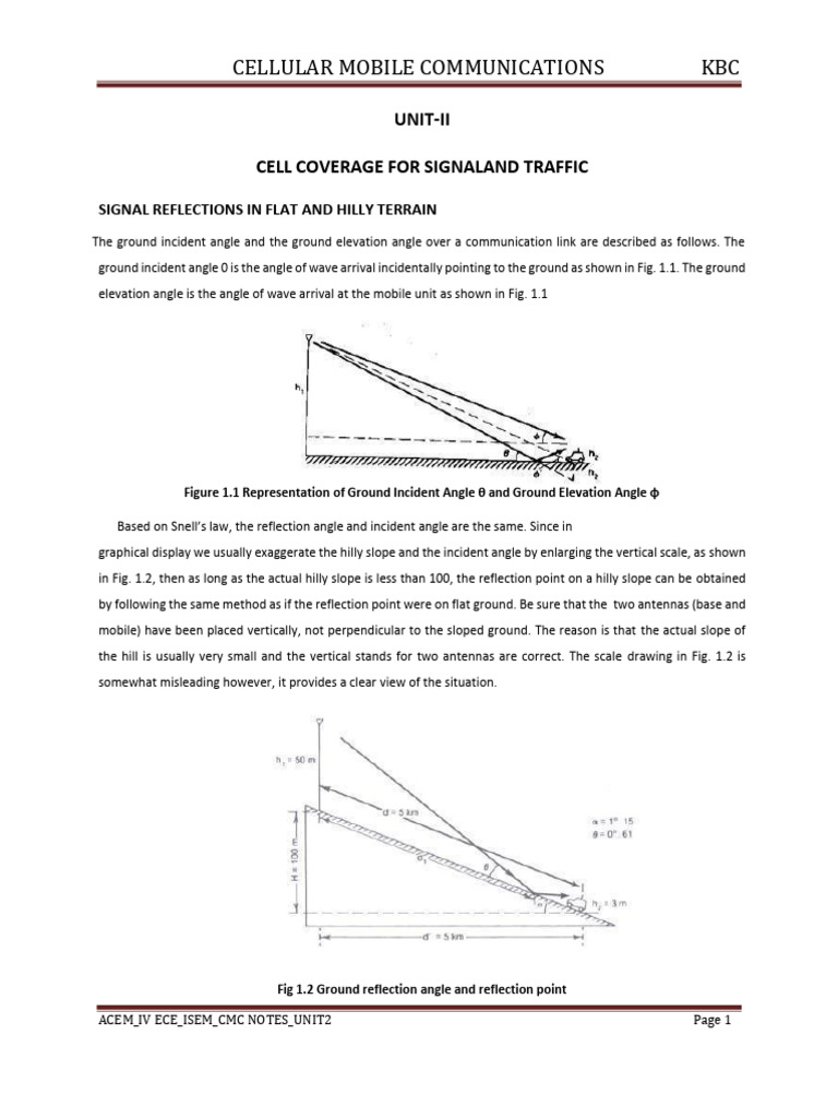 Signal Coverage in Mobile Communications | PDF | Antenna (Radio ...