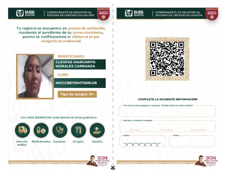 Datos de Beneficiario: Cleofas Morales | PDF