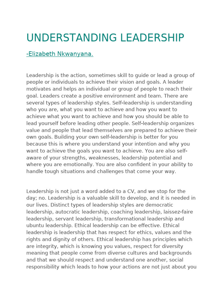 Key Insights on Leadership Styles | PDF | Leadership | Transformational ...