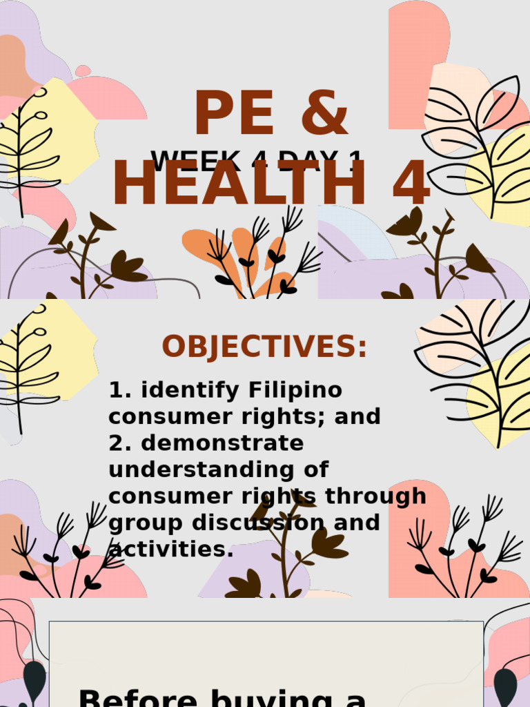 Understanding Filipino Consumer Rights | PDF