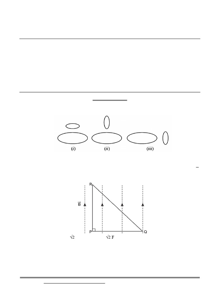 Physics Class Xii Sample Paper Test 04 For Board Exam 2025 QP | PDF ...