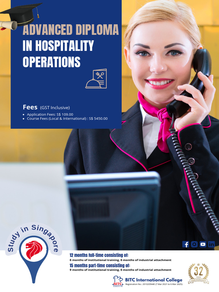 Advanced Diploma in Hospitality Operations | PDF | Educational Stages ...