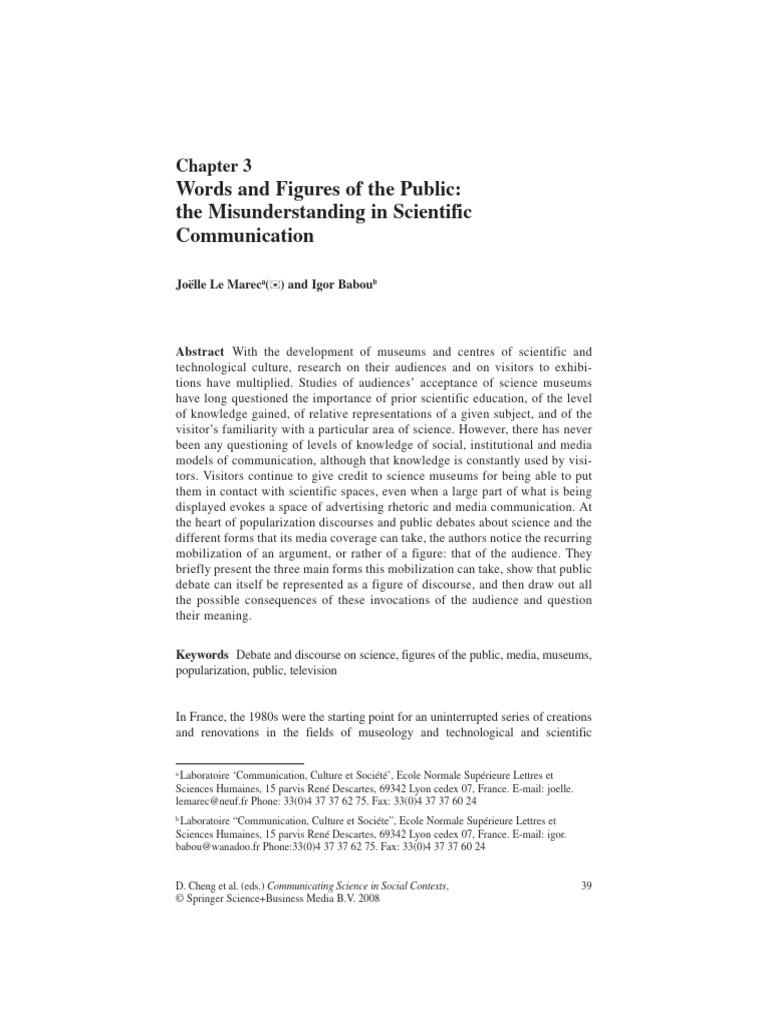 9-Words and Figures of The Public The Misunderstanding | PDF | Science ...