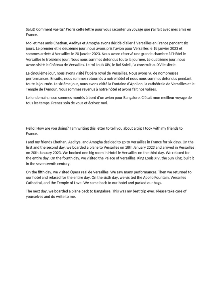 French Letter | PDF