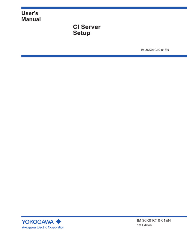 CI Server Installation Guide | PDF | Microsoft Windows | Windows 10
