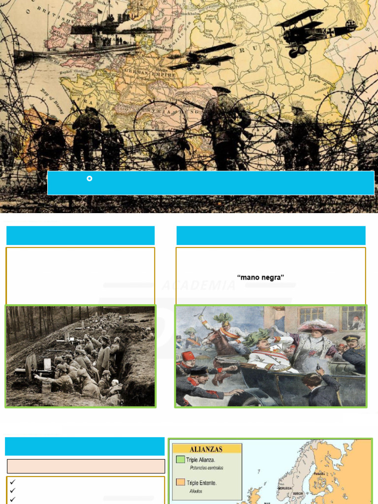 Causas y Consecuencias de la 1ª Guerra Mundial | PDF | imperio Alemán ...