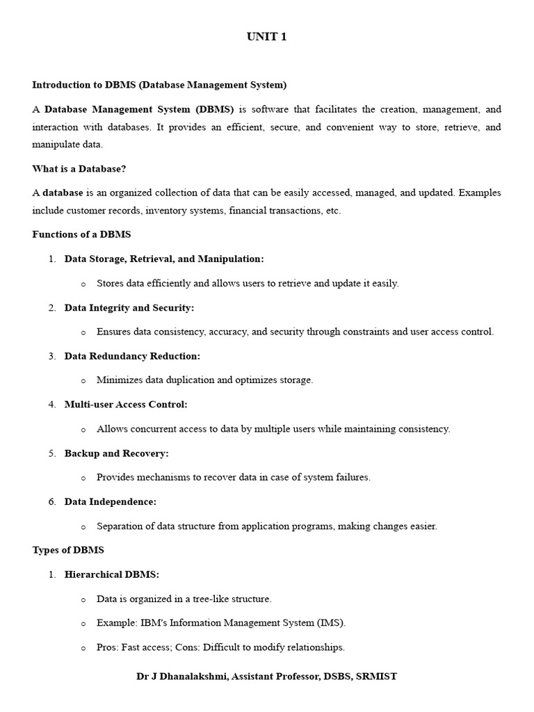 Introduction to Database Management Systems | PDF | Databases ...