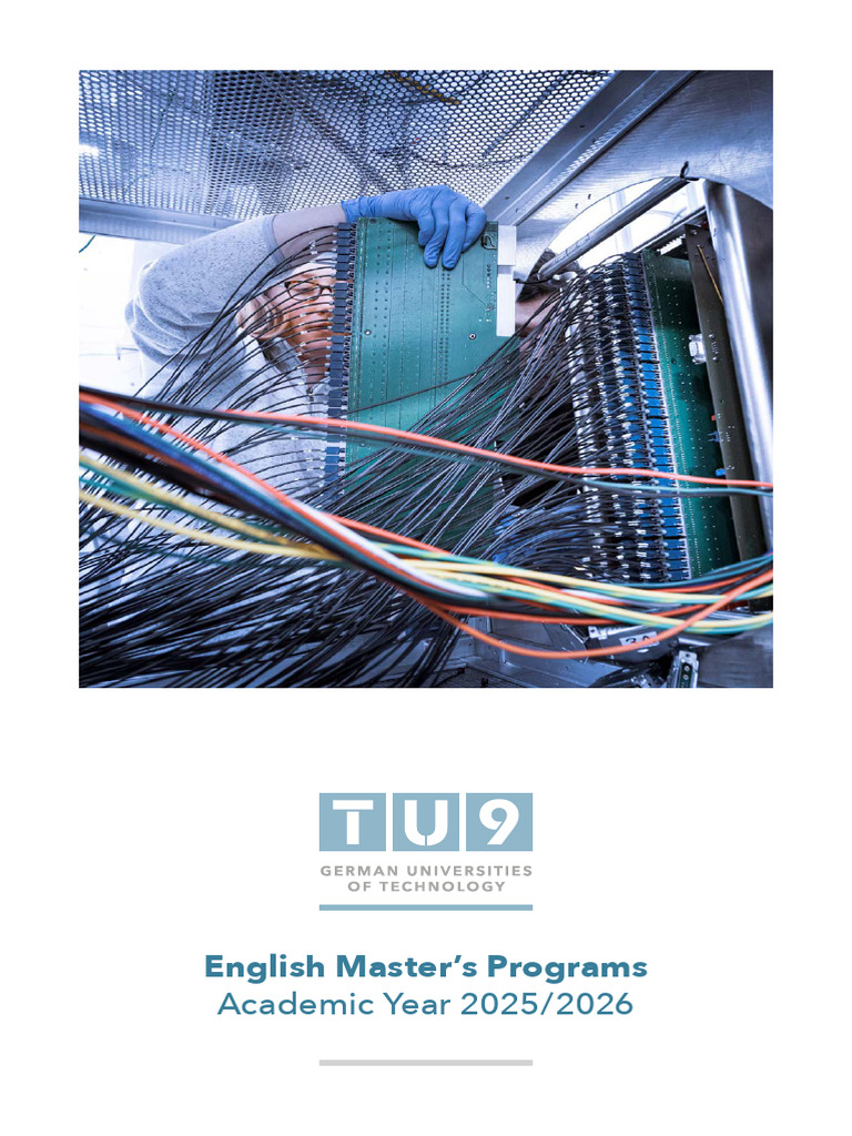 English Master's Programs at TU9 Universities | PDF | Engineering | Science