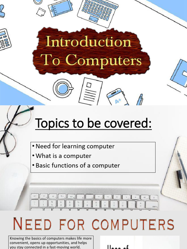 Computer Basics for Class 1 Students | PDF | Computer Keyboard | Input ...
