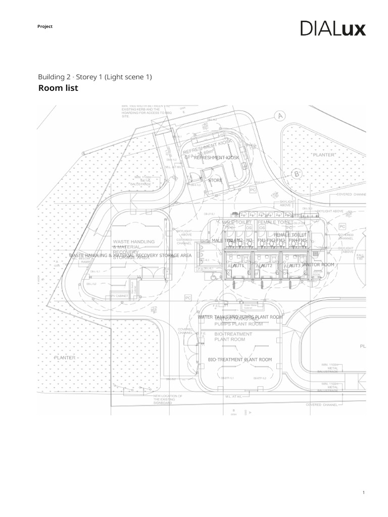 Storey 1 Room List Report | PDF | Bathroom | Lighting
