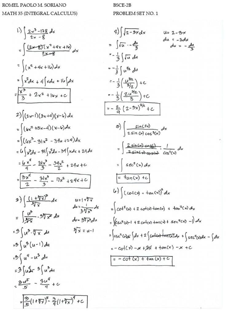 MATH 35 PROBLEM SET | PDF