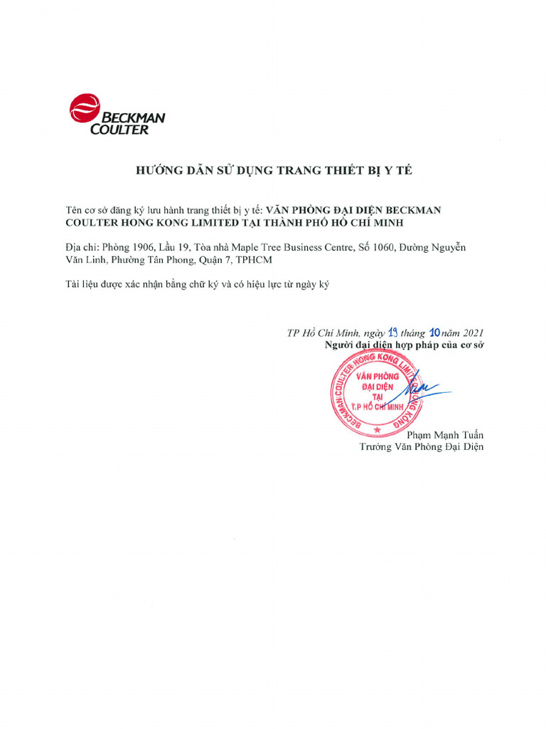 Cleaning Sol 66039 IFU VN | PDF