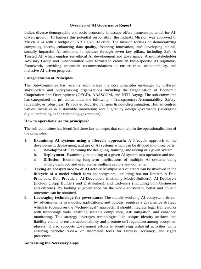 AI Governance | PDF | Governance | Artificial Intelligence