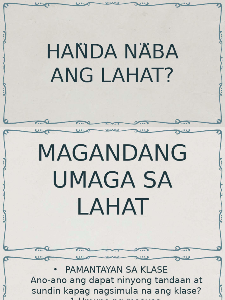 Kabanata 3 | PDF