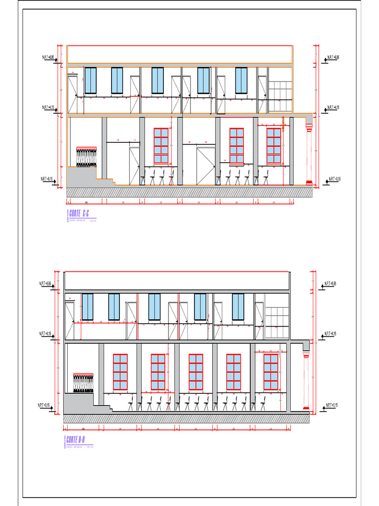 Unifamiliar Housing Architectural Cuts | PDF