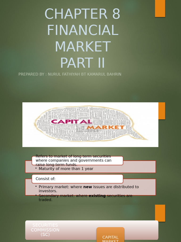 Overview of Capital Market Structures | PDF | Futures Contract ...