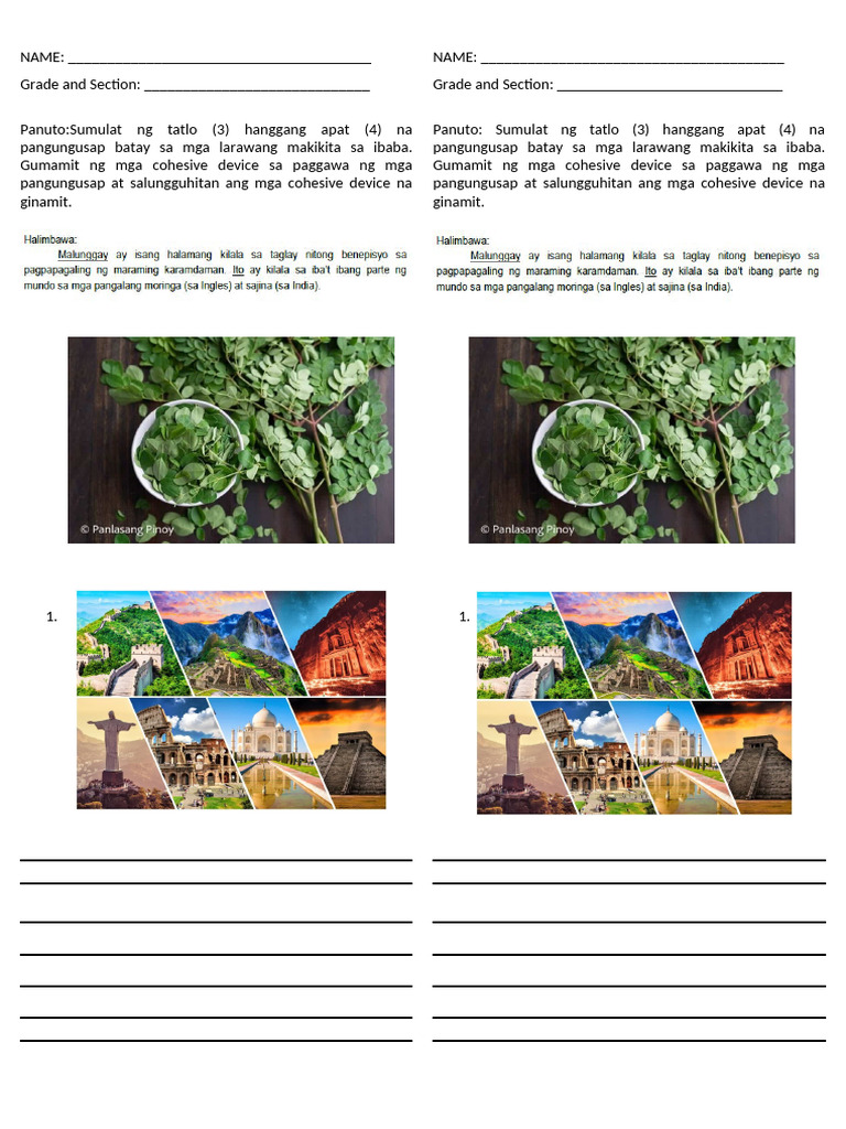 Pagbasa Activity #1 4th | PDF