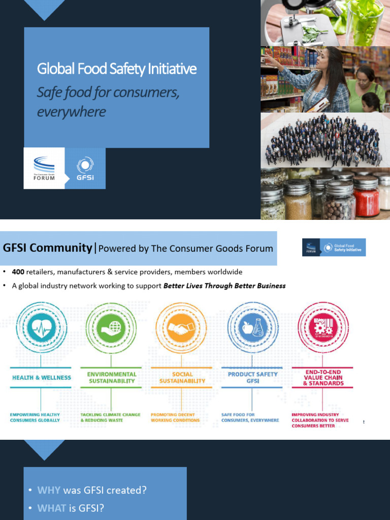 GFSI General Presentation - 201906 | PDF | Food Science | Food Preparation