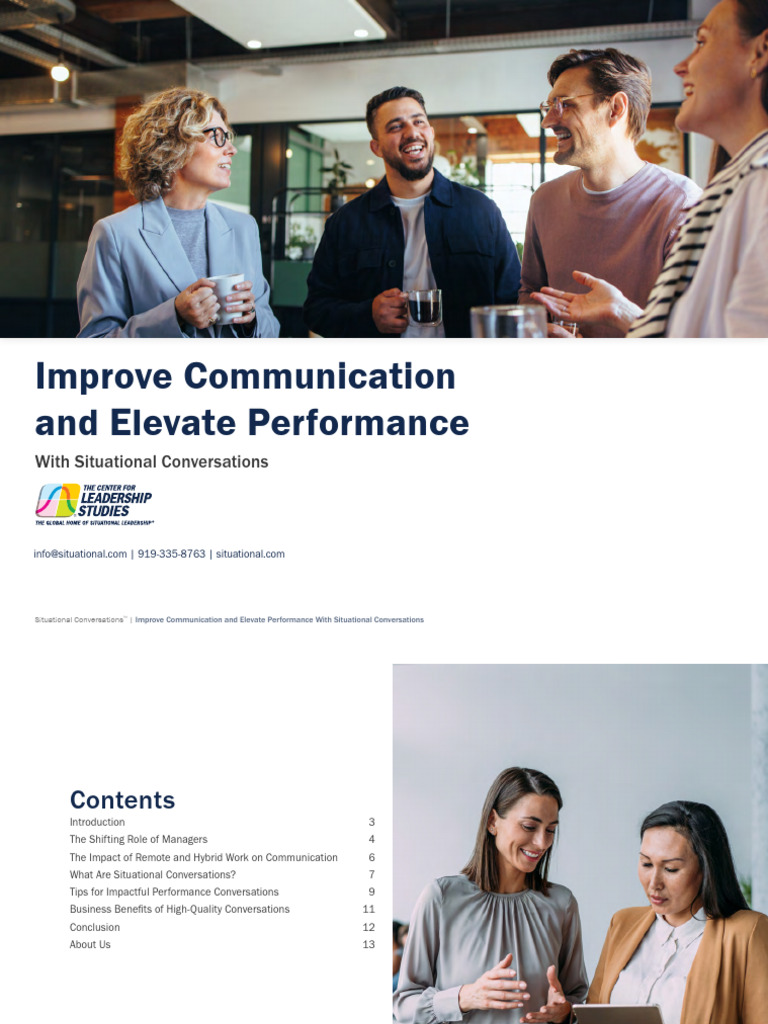 EB Improve Communication and Elevate Performance With Situational ...