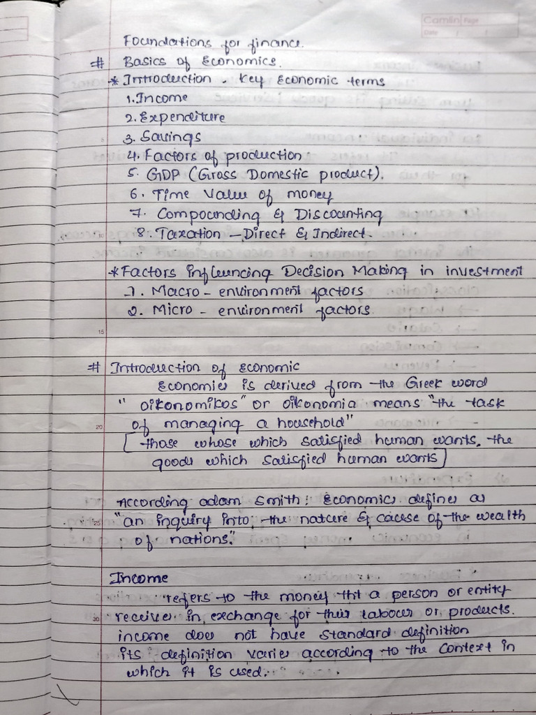 FEIA 1st Unit Notes | PDF