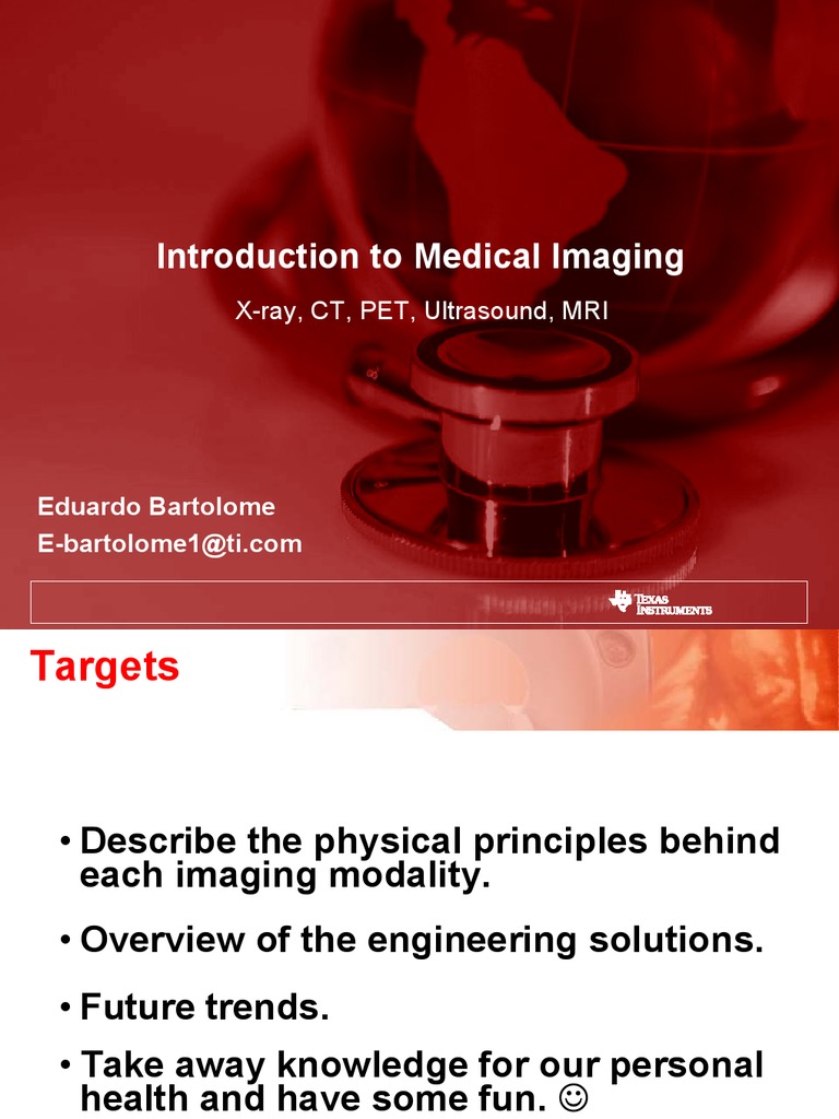 Intro To Medical Imaging | PDF | Relaxation (Nmr) | Medical Imaging