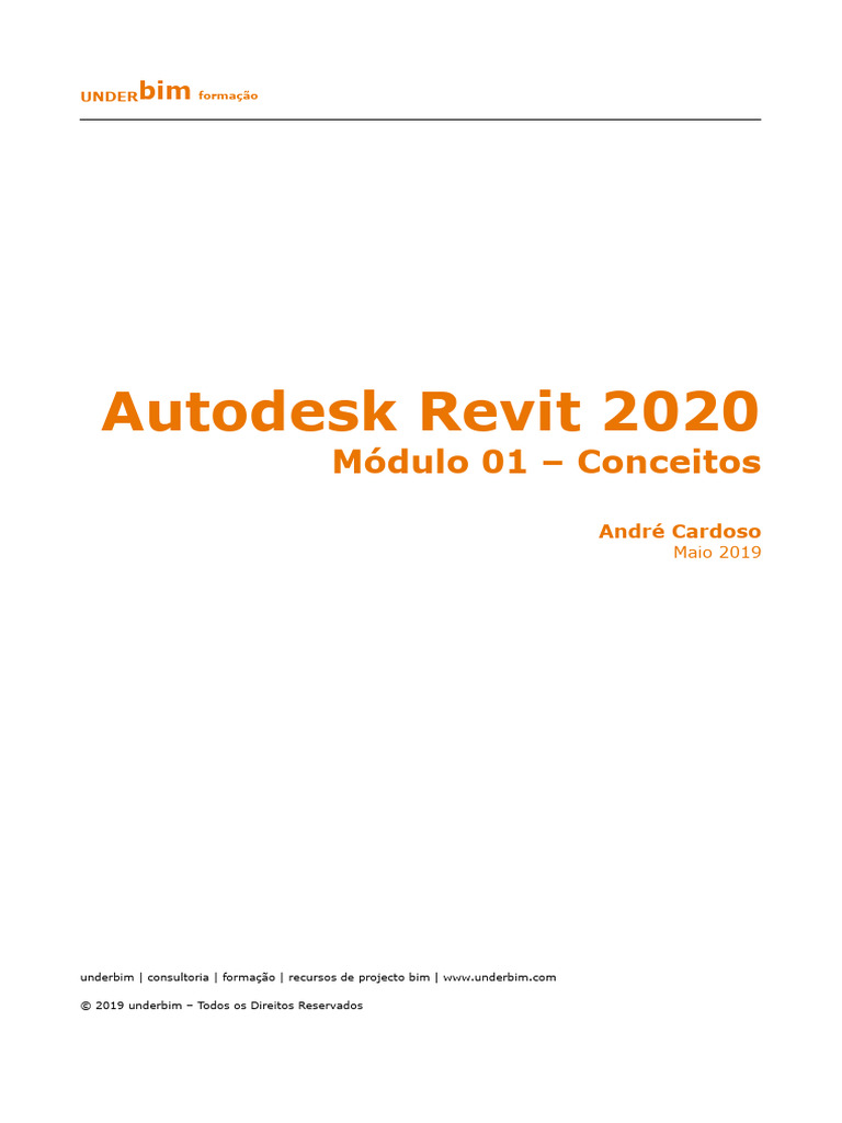 Ub Revit M-001 Módulo 01 Conceitos | PDF | BIM | Autodesk Revit