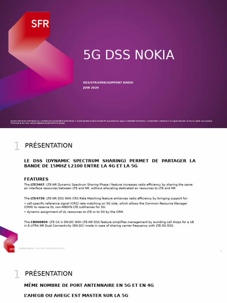Gestion du DSS 5G et 4G | PDF | LTE (Télécommunication) | 4G