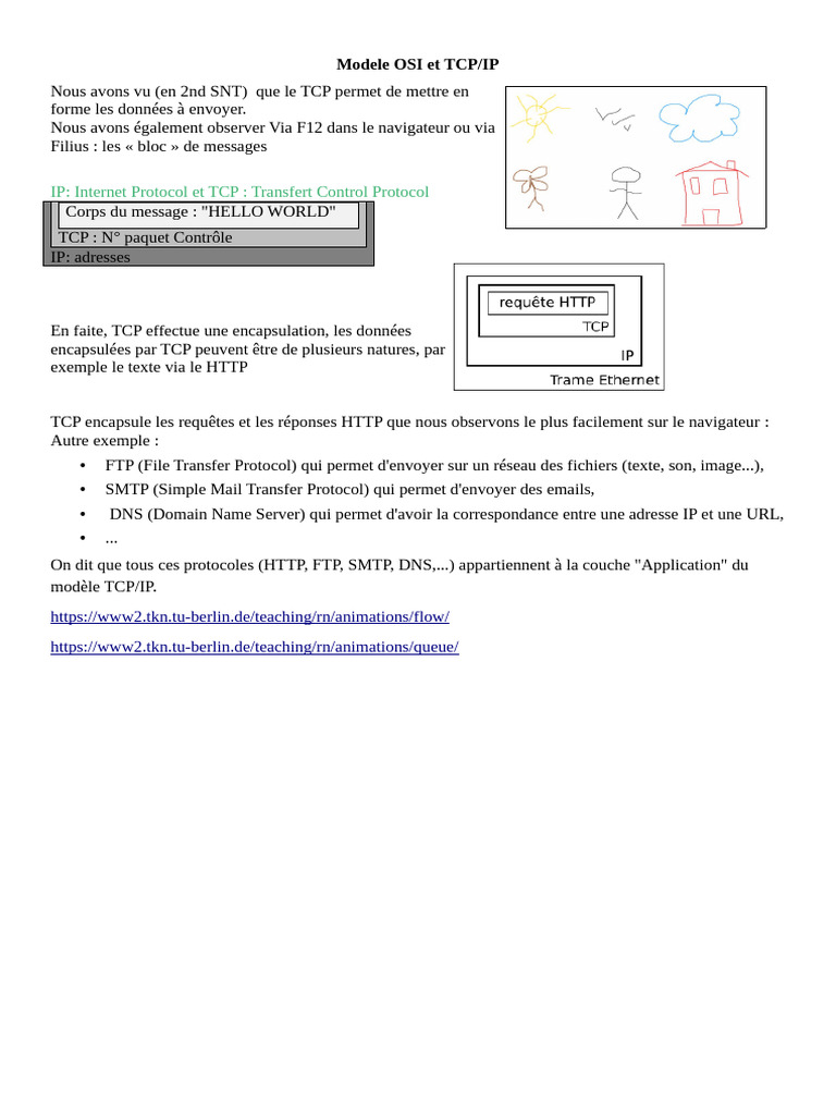 Modèles OSI et TCP/IP expliqués | PDF | Suite des protocoles Internet ...
