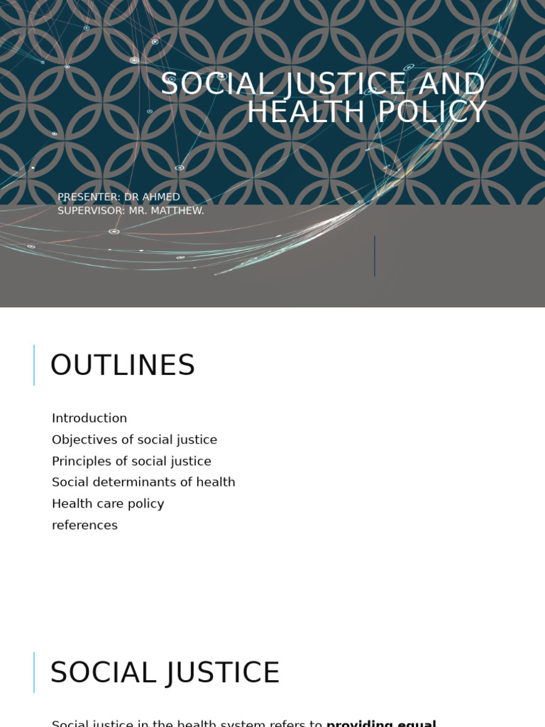 6C. SOCIAL JUSTICE AND HEALTH POLICY[252] | PDF | Social Justice | Justice