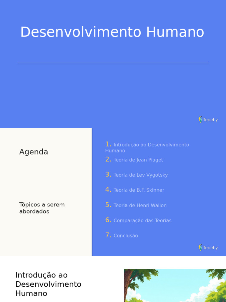 Slide_Desenvolvimento Humano | PDF | Aprendizado | Pedagogia