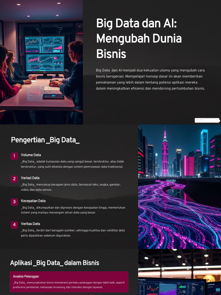 Big Data dan AI: Transformasi Bisnis Modern | PDF