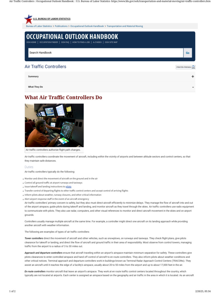 Air Traffic Controllers Overview | PDF | Air Traffic Control | Airport
