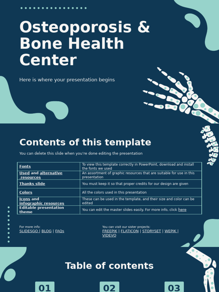 Osteoporosis Center Overview | PDF | Planets | Saturn