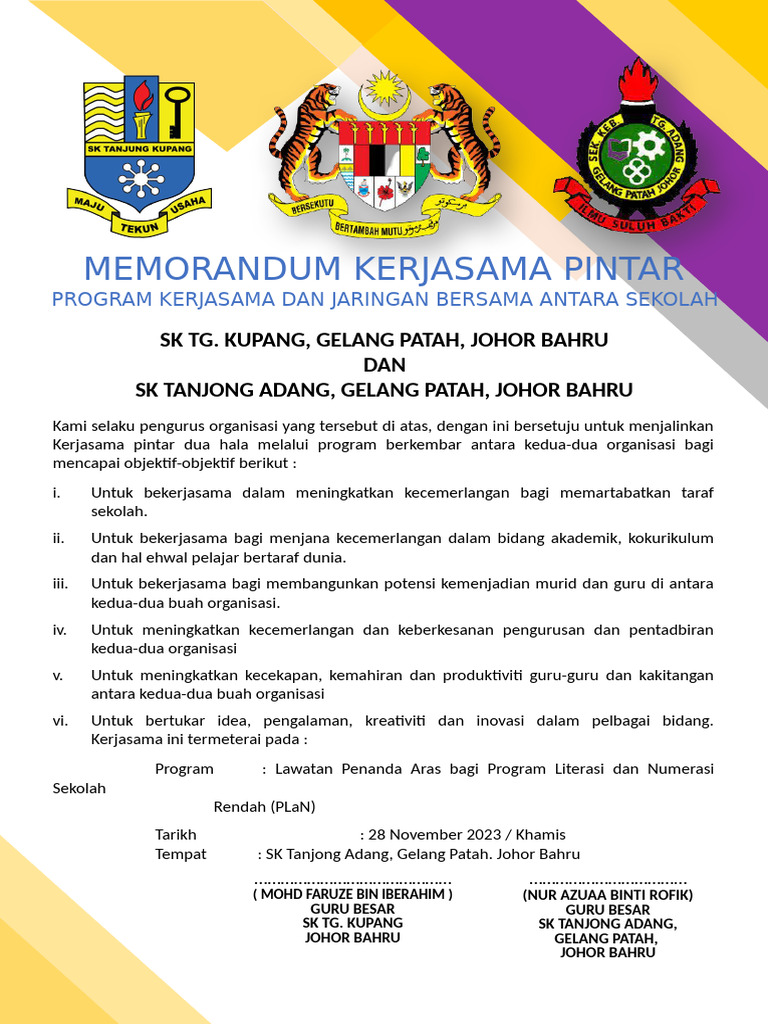 Sijil Memorandum SKTK | PDF