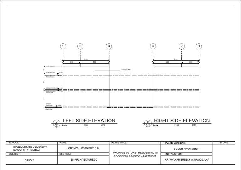 Proposed 2-Storey Residential Design | PDF | Structural Engineering ...