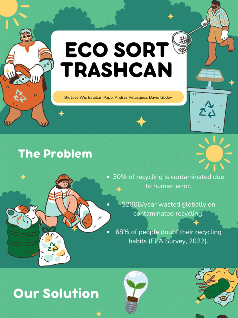 Green and White Illustrative How To Recycle Waste Presentation | PDF