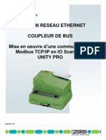 Mise en Oeuvre Modbus TCP IP Et IO Scanning Unity