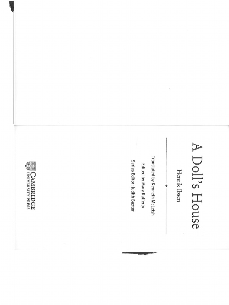 A Doll S House PDF