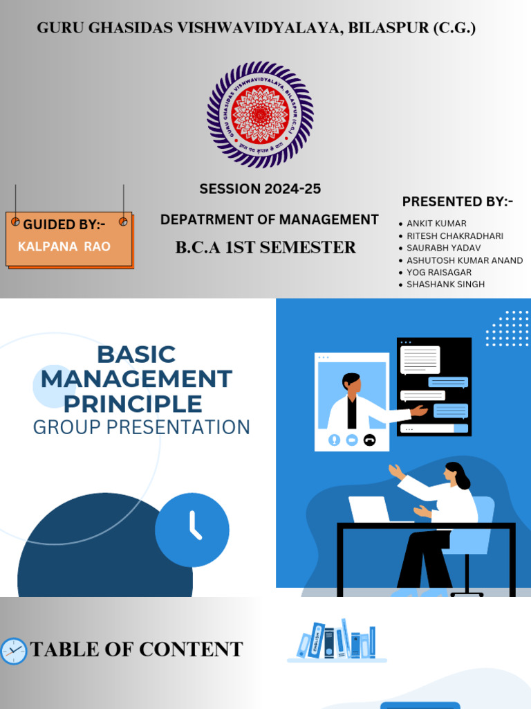 Basic Management Principals | PDF | Goal | Employment