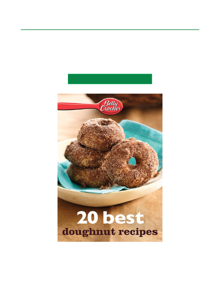 20 Delicious Doughnut Recipes | PDF