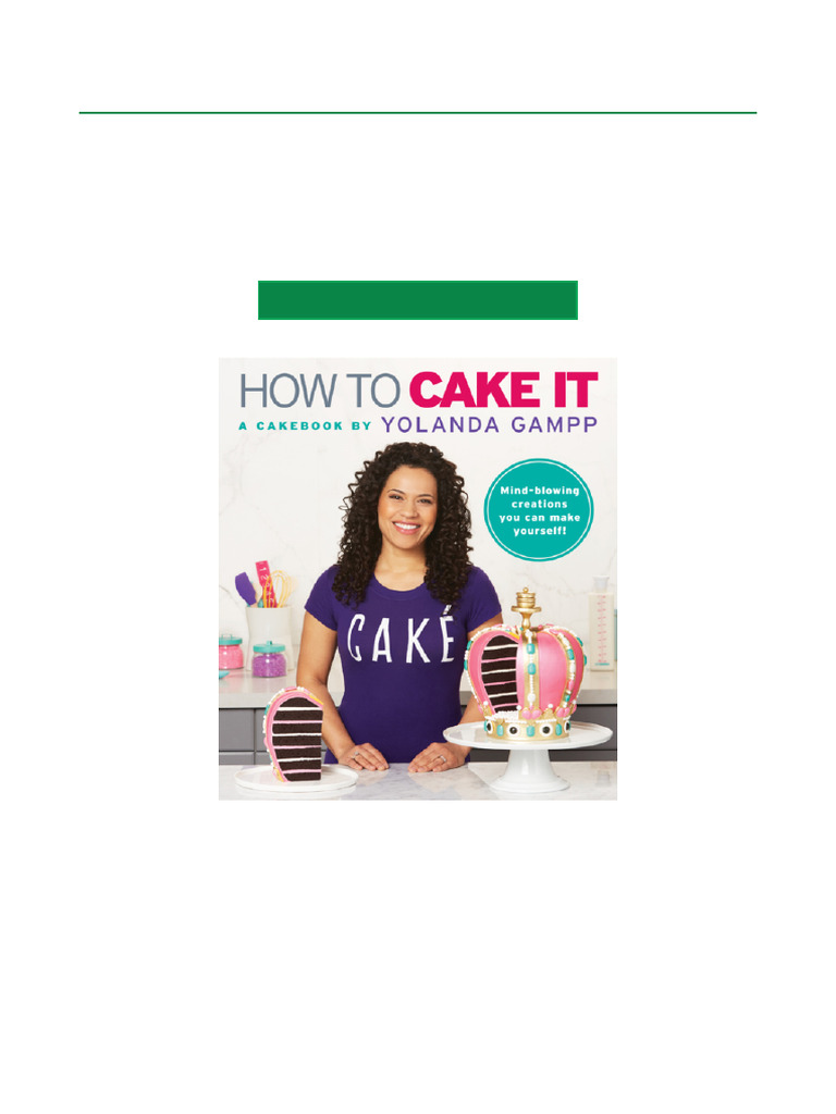 How to Cake It: A Cakebook Guide | PDF