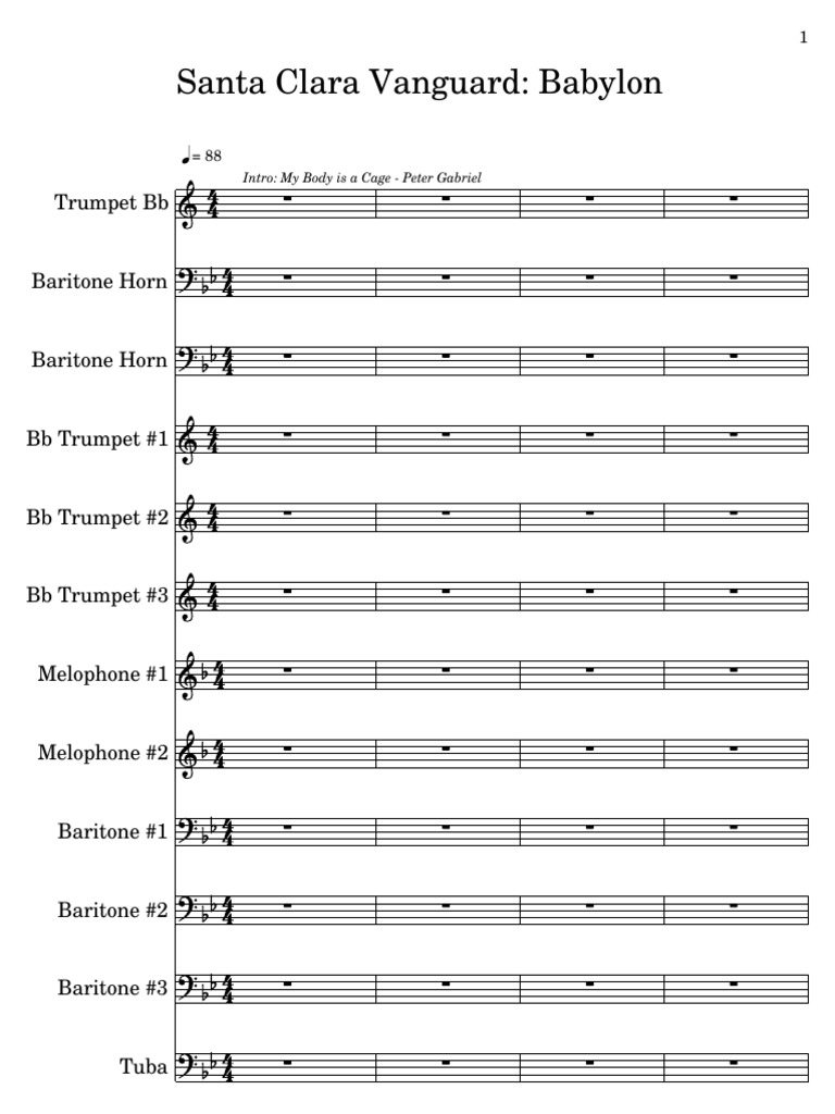 Brass and Percussion Instrument List | PDF | Music Technology ...