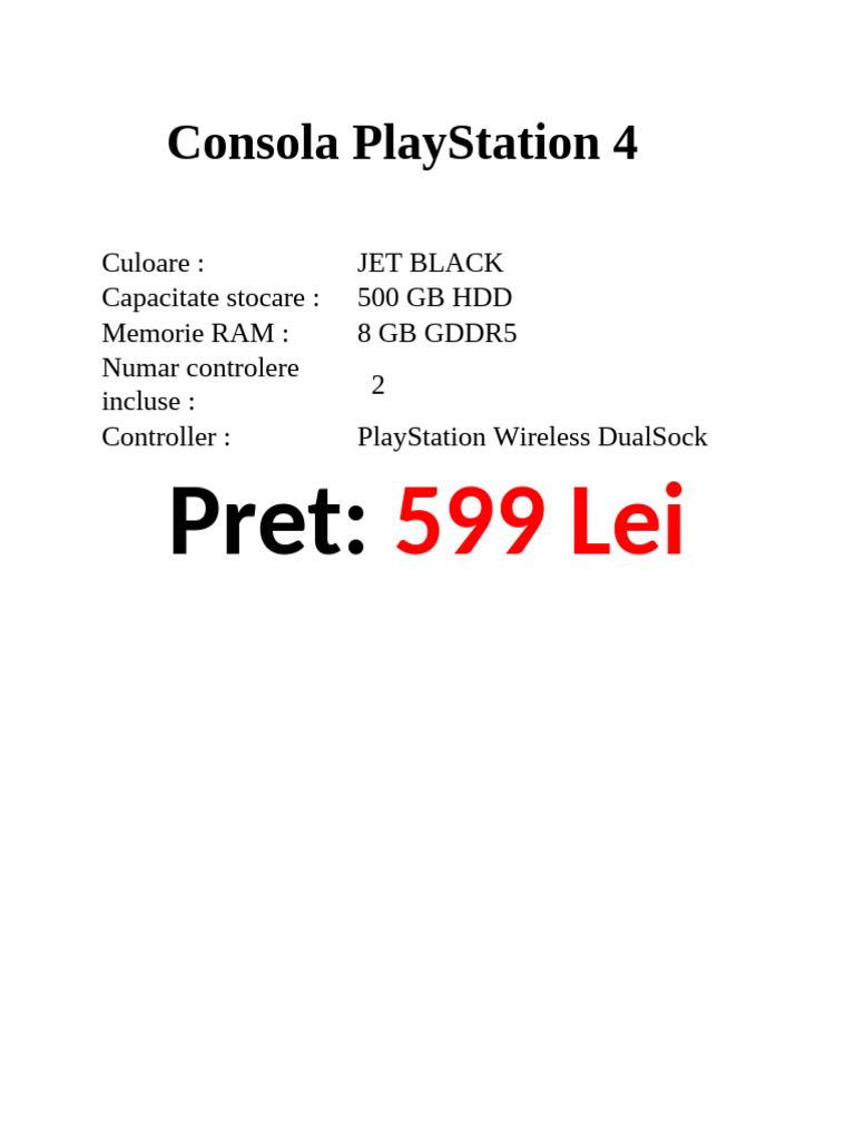 Consola PlayStation 4 Slim | PDF