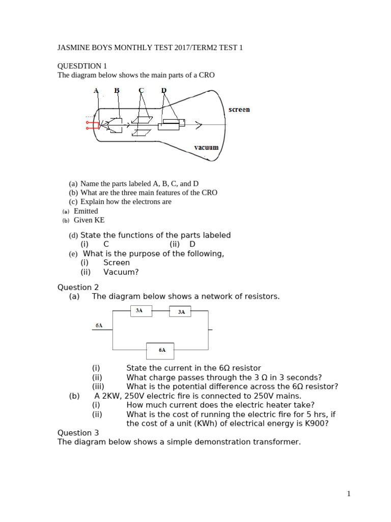 Physics Questions2017 | PDF