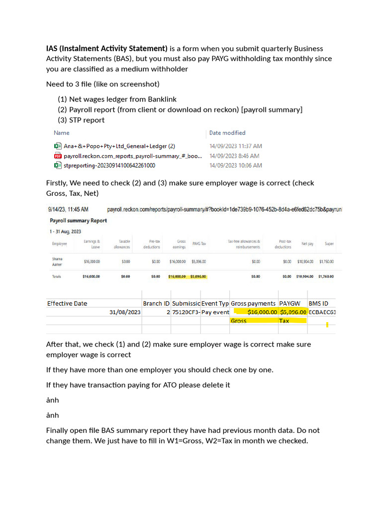 PAYG and BAS Filing Guide | PDF | Payroll | Government Finances