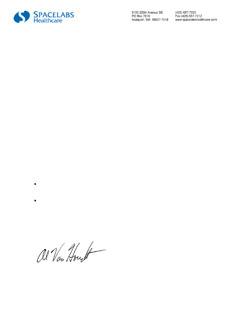 Spacelabs PDF | PDF