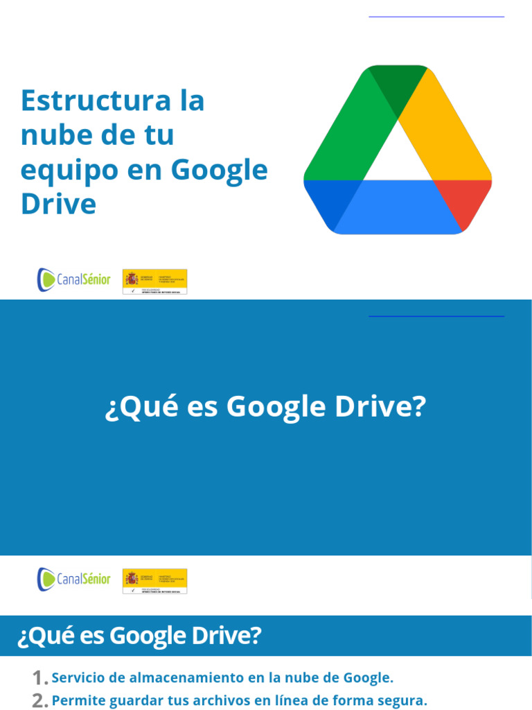 Estructura tu equipo en Google Drive | PDF
