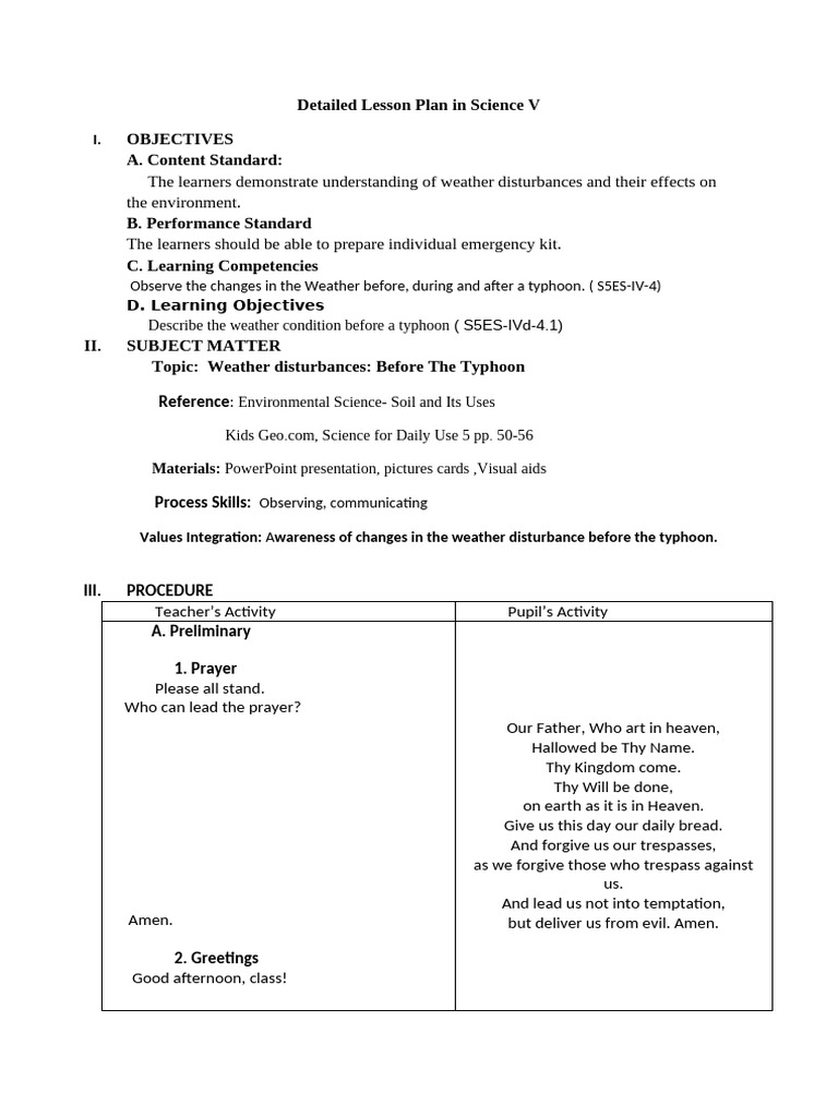 Weather Disturbance Before The Typhoon | PDF | Lord's Prayer | Cloud