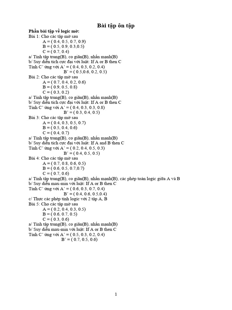 Bai Tap Logic M | PDF