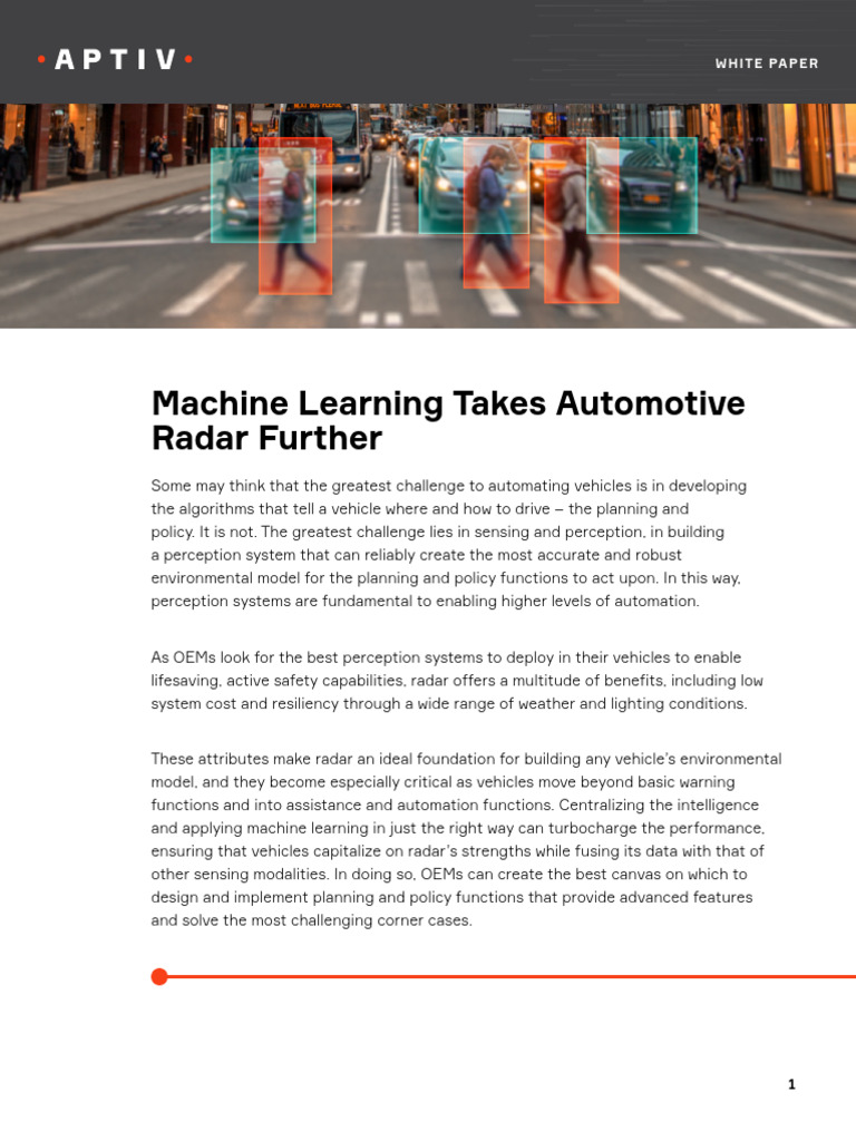 Radar's Role in Automotive Safety Tech | PDF | Radar | Lidar
